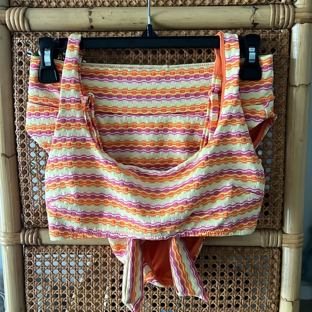 Aerie High Cut Cheeky Swim Set Size M